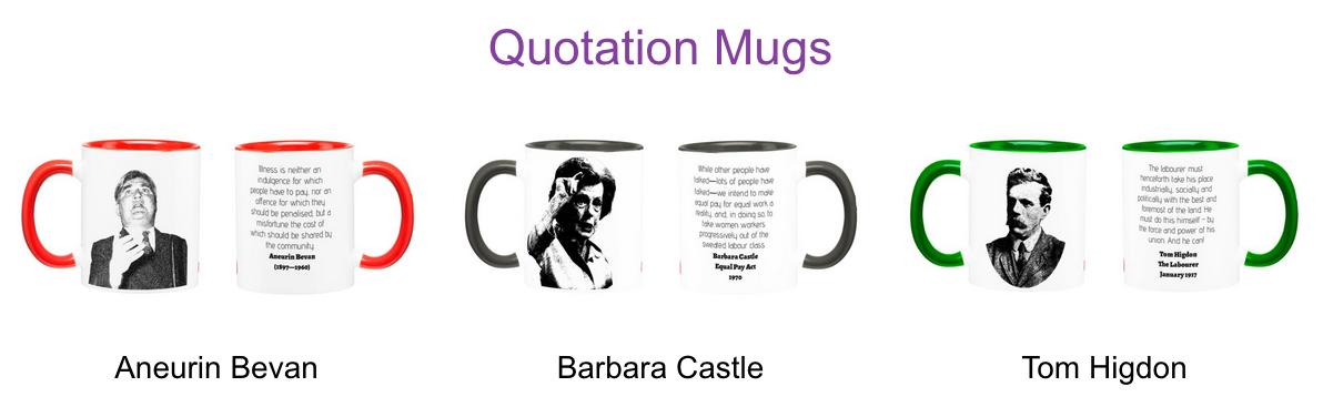 Quotation mugs
